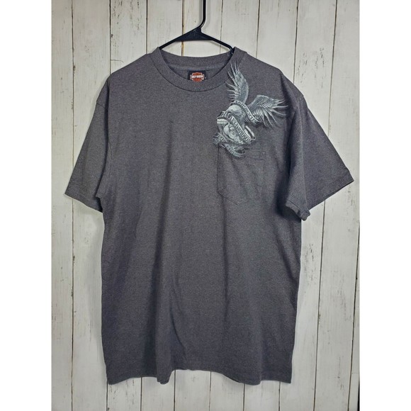 Harley Davidson Classic Grey Montana MISSOULA, MT USA Mens Size XL T-Shirt Tee - Picture 1 of 15